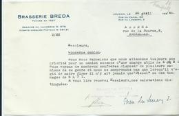 BRASSERIE BREDA RUE DU CANAN 60 LOUVAIN - 1900 – 1949