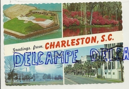 Etats-Unis. Greetings From Charleston, S.C. Phot. Ernest Ferguson. Mosaïque (multivues) - Charleston