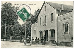 CASTETS L'hotel De Ville - Carriole Charrette Enfant - Castets
