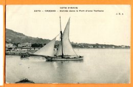 Man668, Cannes, Entrée Dans Le Port D'une Tartane,2279, Circulée 1911 - Pêche