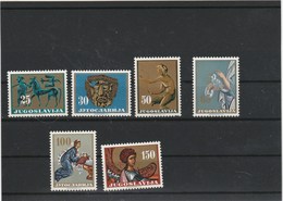 YOUGOSLAVIE  SERIE  923/928  L'ART YOUGOSLAVE - Unused Stamps