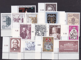 Autriche, Année Complète 1971 ,28 Timbres  Neufs**, Cote 26.6€ ( W1913/007) - Ganze Jahrgänge