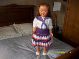 Imposante Poupée Année 1960 - Jouets Anciens