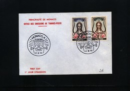Monaco 1963 Europa Cept  Michel 742-743 FDC - Brieven En Documenten
