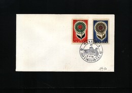 Monaco 1964 Europa Cept  Michel 782-783 FDC - Covers & Documents