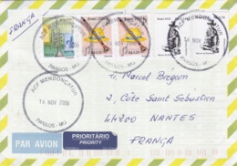 BRESIL  : Divers Sur Lettre Pour La France - Storia Postale