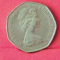 GREAT BRITAIN 50 PENCES 1969 -    KM# 913 - (Nº27547) - 50 Pence