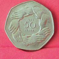 GREAT BRITAIN 50 PENCES 1973 -    KM# 918 - (Nº27548) - 50 Pence