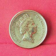 GREAT BRITAIN 1 POUND 1989 -    KM# 934 - (Nº27553) - 1 Pound