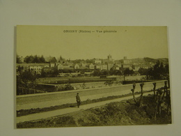 Delcampe - RHONE-GRIGNY-VUE GENERALE - Grigny