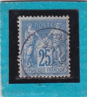 SAGE N° 79     Bleu Vif   + CAD    - REF 14017 - 1876-1898 Sage (Type II)