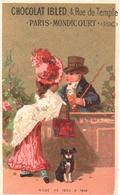 Figurina, Chromo, Trade Card. Chocolat Ibled. Mode De 1830 à 1848. Storia Della Moda. Vallet Minot. - Ibled