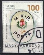 Hongrie 2017 Oblitéré Used Coat Of Armes Blason Et Corne Postale SU - Usati