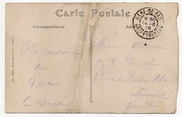 Cachet  Manuel  GARE-DE-PAU--64 -Basses Pyrénées  Sur Carte Postale PAU--Le Palais D'Hiver - Cachets Manuels