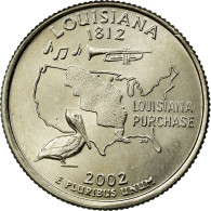 Monnaie, États-Unis, Quarter, 2002, U.S. Mint, Philadelphie, TTB, Copper-Nickel - 1999-2009: State Quarters