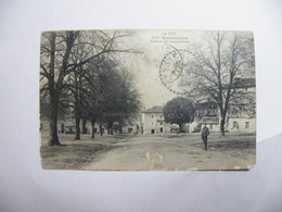 A463. CPA. 46. SOUSCEYRAC.  (Lot). Avenue De Laroquebrou.. Beau Plan Animé. écrite & Voyagée 1916 - Sousceyrac