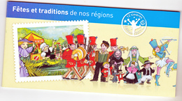 France  566 BC Fetes Et Traditions Non Plié Neuf TB ** MNH Sin Charnela Prix De La Poste 17.1 - Postzegelboekjes