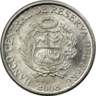 Monnaie, Pérou, Centimo, 2008, Lima, TTB, Aluminium, KM:303.4a - Perú