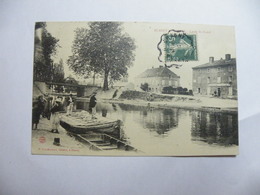 A463. CPA. 71. BLANZY-les-MINES (Saône & Loire) Levée Du Canal.  Beau Plan Animé. écrite & Voyagée - Other & Unclassified