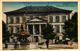 Detmold, Rathaus Und Donop-Brunnen, 1911 - Detmold