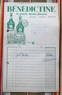 Liqueur BENEDICTINE Tampon Longwy Bas - Invoices