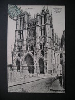 Amiens Cathedrale Facade De Cote Avec Fleche 1905 - Picardie