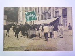 GP 2019 - 173  CHARTRES  (Eure-et-Loir)  :  Quartier De Cavalerie , Chevaux à L'abreuvoir   1908   XXX - Chartres