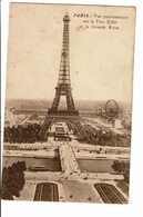 CPA - Carte Postale -FRANCE - Paris Vue Panoramique Sur La Tour Eiffel Et La Grande Roue-1914- VM348 - Tour Eiffel