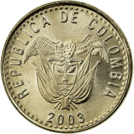 Monnaie, Colombie, 50 Pesos, 2003, SUP, Copper-Nickel-Zinc, KM:283.2 - Colombia