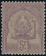 ⭐ Tunisie - YT N° 21 * - Neuf Avec Charnière - TB - 1888 / 1893 ⭐ - Ongebruikt