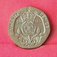 GREAT BRITAIN 20 PENCES 1993 -    KM# 939 - (Nº27582) - 20 Pence