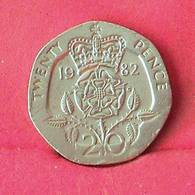 GREAT BRITAIN 20 PENCES 1982 -    KM# 931 - (Nº27583) - 20 Pence