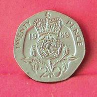 GREAT BRITAIN 20 PENCES 1989 -    KM# 939 - (Nº27585) - 20 Pence