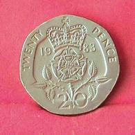 GREAT BRITAIN 20 PENCES 1983 -    KM# 931 - (Nº27587) - 20 Pence