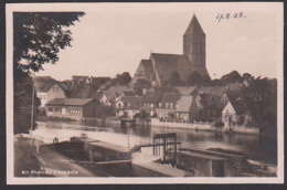 Alt-Rheine, Rheine Emspartie Fotokarte 1928, Rs. Unbeschriebern - Rheine