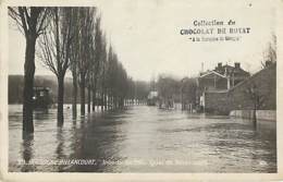 BOULOGNE  BILLANCOURT - Inondations 1910 - Quai De Billancourt - Chocolat De ROYAT - Boulogne Billancourt
