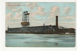 PORT ARTHUR, Ontario, Canada, Coal Docks, 1907 Postcard, Thunder Bay County - Port Arthur