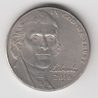 @Y@   United States Of America  5 Cents   2016     (3022  ) - Ohne Zuordnung