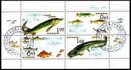 BULGARIA \ BULGARIE - BULGARIEN  - 2011 - Poissons - PF  Obl. - Used Stamps