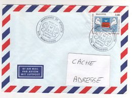 Timbre , Stamp   Yvert N° 43 Sur Lettre De Mamoudzou  Mayotte Du 02/01/1997 Pour La France - Covers & Documents