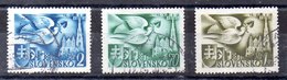 Serie De Eslovaquia N ºYvert 74/76 O - Unused Stamps