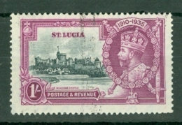 St Lucia: 1935   Silver Jubilee   SG112    1/-      Used - Ste Lucie (...-1978)