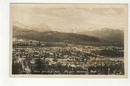 JASPER, Alberta, View From Pyramid Hill, Jasper National Park, Old Taylor RPPC - Jasper