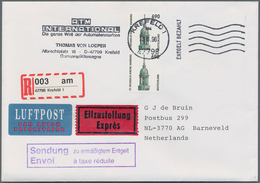 Nachlässe: BELEGE ALLE WELT Mit Schwerpunkt Deutschland, Umfangreicher Bestand Von Briefen, Karten U - Vrac (min 1000 Timbres)