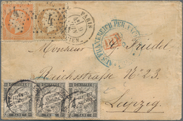 Nachlässe: 1850-1950 Ca.: Rund 200 Briefe, Postkarten, Ganzsachen U.a. Aus Aller Welt, Von Frühen, U - Vrac (min 1000 Timbres)