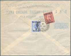 Bahrain: 1951/86, Covers: KGVI (5 Inc. Two FFC To Tokyo Or Manila), QEII (3 + Mint Airletter), Indep - Bahreïn (1965-...)