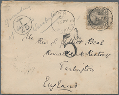 Canada: 1889/1948, Canada/Newfoundland, Group Of 25 Covers/cars, Incl. Attractive Frankings, Registe - Verzamelingen