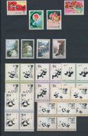China - Volksrepublik: 1969/75, Extensive Collection With Many Duplicates And Blocks Of Fours, Also - Altri & Non Classificati