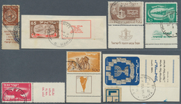 Israel: 1948/2002, Two Used Collections In Four Illustrated Albums, One Collection With Tabs Incl. S - Covers & Documents