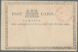 Jamaica: 1877/1965 (ca): Posten Mit 45 Bis 50 Ganzsachen, Viele (auch Bessere) Karten, Einige Aerogr - Jamaica (1962-...)
